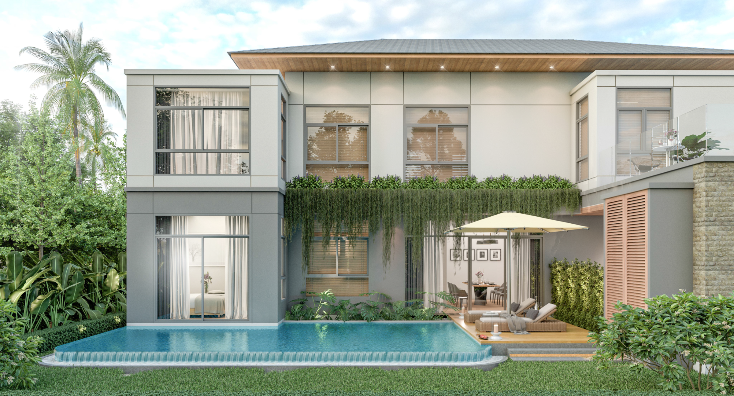 NAI HOME -POOL VILLA (Land&House Park Chalong)